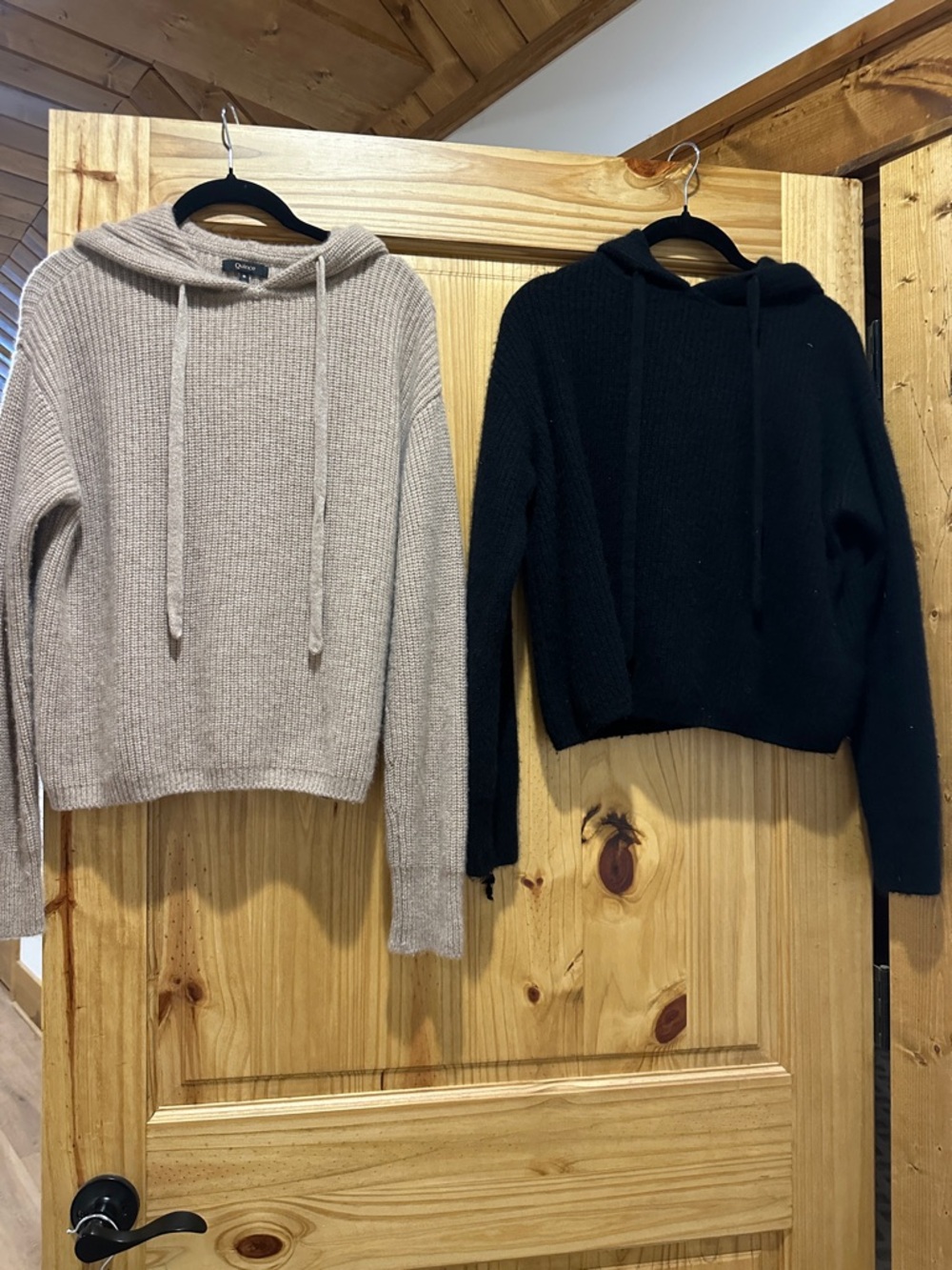 Quince Cashmere hoodies 
All worn 
But good condition 
Grey make me an offer